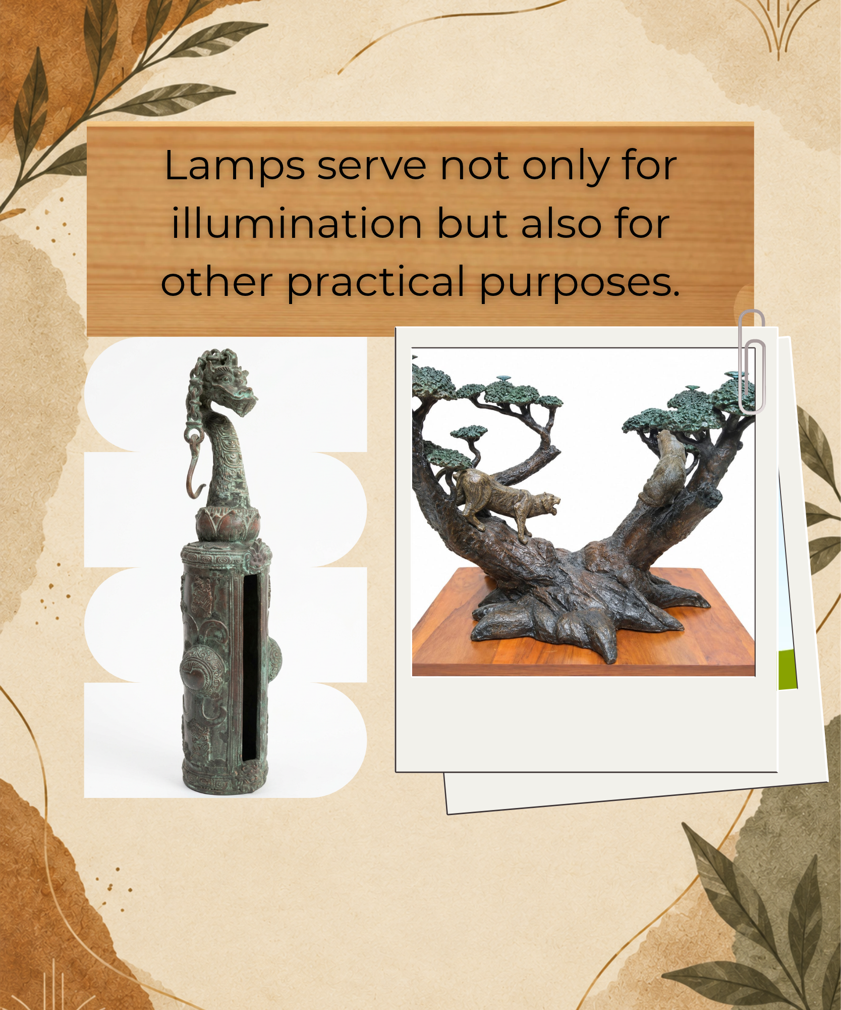 Artistic metalwork from Lankriya
